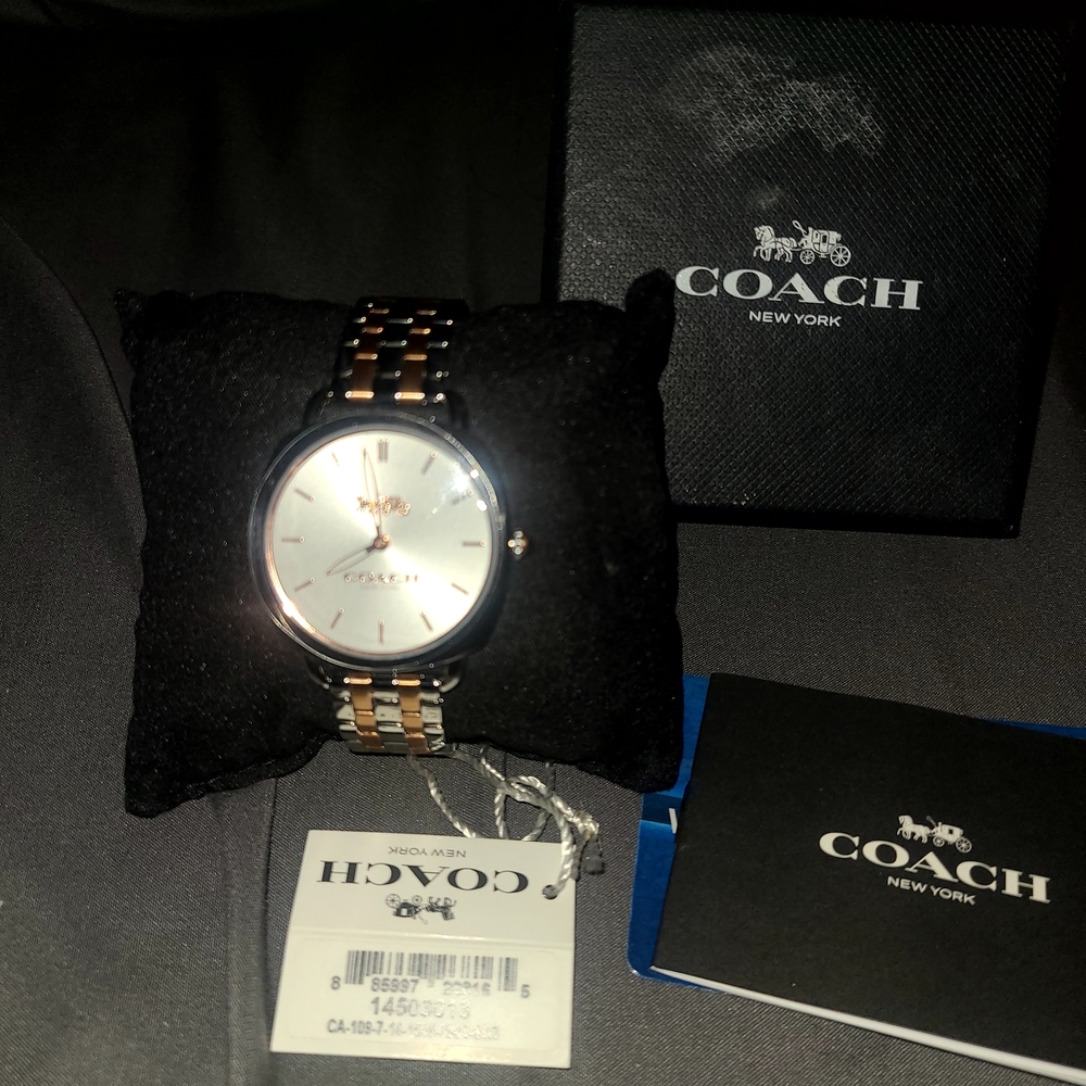 Coach Two-Tone Silver and Gold Watch